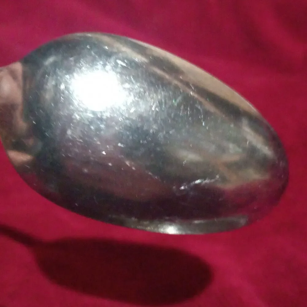 Americana Products AMP2 Stainless Steel Oval Soup Spoon-Set Of 4-Floral-Vintage
